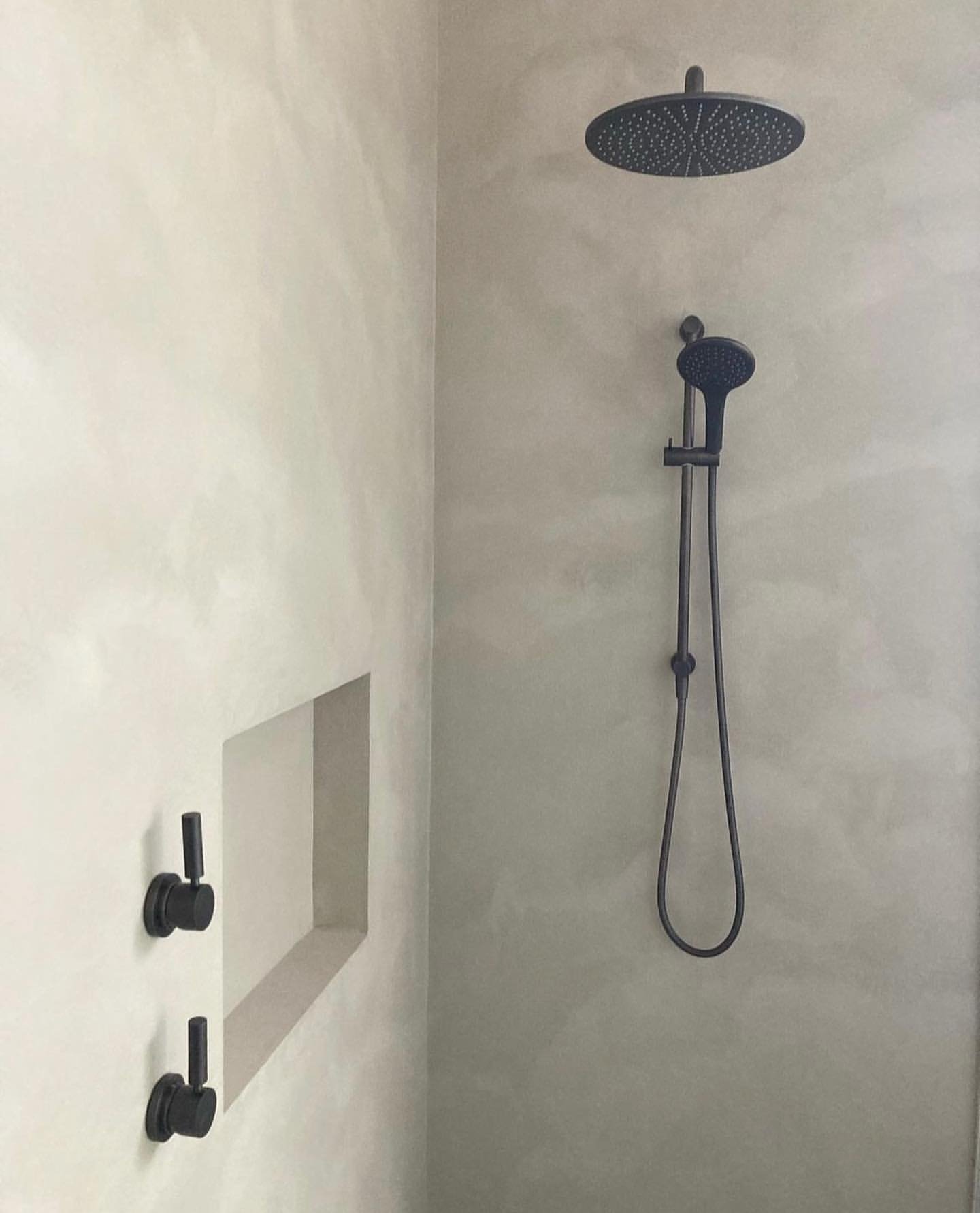 Microcement Finish Walls & Floors AND LIME WASH PAINT IN SHOWER